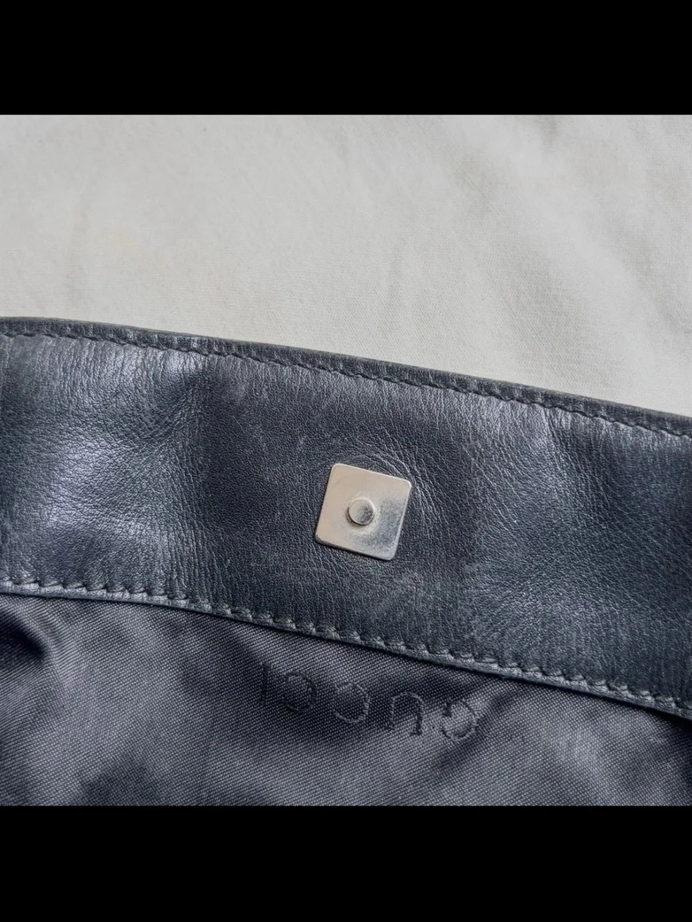 Gucci Black Monogram Shoulder Bag